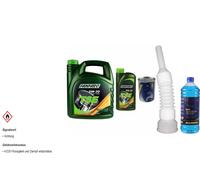 5L FANFARO TSE 5W-30 API SL/CF Motoröl inkl. Additiv Auslaufschlauch Reiniger