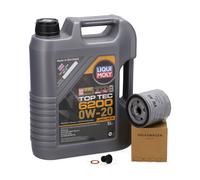 5L LIQUI MOLY 0W20 + ORIGINAL Ölfilter für VW GOLF 7 8 PASSAT POLO 1.0-1.5 TSI