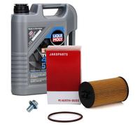 5L LIQUI MOLY Motoröl 5W30 dexos2 + H+B Ölfilter für CHEVROLET CRUZE (J300) 1.6