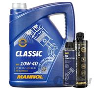 5L MANNOL CLASSIC MOTORÖL SAE 10W40+OIL LEAK-STOP+MOTOR DOCTOR+ESTER ADDITIVE