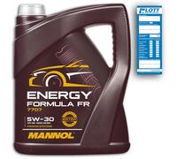 5L Mannol Formula FR Motoröl 5W-30 MN7707-5 passend für FORD WSS-M2C913 MN7707-5