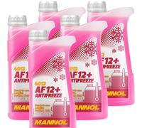 5L MANNOL KÜHLERFROSTSCHUTZ ROT AF12+ G12+ bis -40°C KÜHLMITTEL ANTIFREEZE
