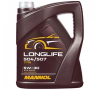60 (12x5) Liter MANNOL 7715 Longlife 504/507 SAE 5W-30