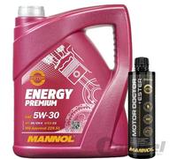 5L MANNOL MOTORÖL ENERGY PREMIUM 5W30+MOTOR DOCTOR+ESTER+OIL LEAK-STOP ADDITIV