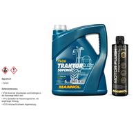 5L MANNOL Motoröl TRAKTOR SUPEROIL 15W-40 Inkl. Reiniger Motor Flush