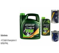 5L Motoröl FANFARO TSE 5W-30 1x MANNOL Leak-Stop ADDITIV+Motor Doctor