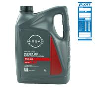 5L Original Nissan Motoröl Motor-Oil 5W-40 ACEA A3/B4 API SN/CF KE900-90042 KE900-90042