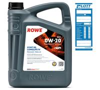 5L Rowe Hightec Synth RS Longlife IV Motoröl 0W-20 20036-0050-99
