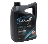 5L WOLF OFFICIALTECH 0W20 LL FE Motoröl Öl VW 508/509.00 FORD WSS-M2C956-A1
