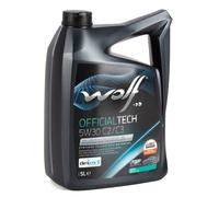 Motoröl WOLF OFFICIALTECH C2/C3 65629 SAE 5W30 5 Liter für KIA Mazda Mercedes