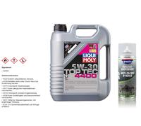 5Liter Liqui Moly Top Tec 4400 5W-30 Motoröl ACEA C4 RN 0720& Öl-Fleck-Entferner