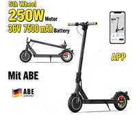 5th Wheel ES09-DE Elektroroller 10 Zoll 250W 36V E-Scooter mit Straßenzulassung