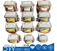 5W Leistungstransformator 220/380V auf 6V 9V 12V 15V-220V Ausgang AC Single/Dual