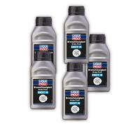 5x 250ml LIQUI MOLY 21155 Bremsflüssigkeit DOT 4 Bremse Flüssigkeit Brake Fluid