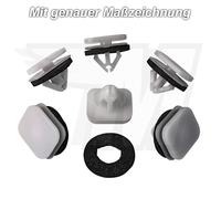 10x Aussen Verkleidung Befestigung Clips mit Dichtung | W713590S300
