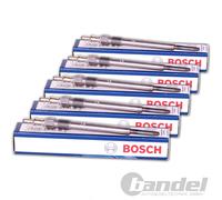 5x BOSCH GLÜHKERZEN passend für MERCEDES W202 W124 SATZ 5 ZYLINDER DIESEL