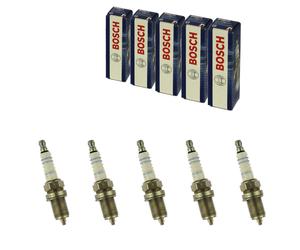 5x BOSCH Zündkerze passend für VW Golf 4 1.6 APF AEH Renault Twingo 1.2 D7F 700