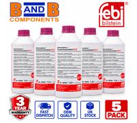 5x FEBI 38200 G13 Kühlmittel Frostschutz 1,5L Lila VW Audi Seat Skoda TL 774 J