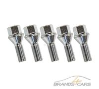 5x FEBI RADBOLZEN SCHRAUBEN M12 x 1,5 x 22 mm KEGELBUND 60° SW17 50024725