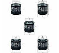 5x MAHLE / KNECHT Ölfilter OC 23 OF Oil Filter