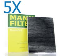 5x Mann-Filter Innenraumfilter Pollenfilter Smart ForTwo Coupe Cabrio