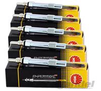 5x NGK GLÜHKERZE D-POWER No. 4 Y-732J 5 Zylinder Motoren KOMPLETT-SET