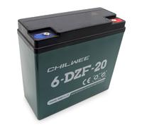 5x Rolektro Blei-Gel Akkus für Rolektro Quad V.2 und Rolektro Trike V.2 Modelle