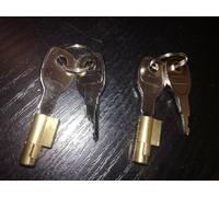 5x Schloss Diebstahlschutz Anhänger Alko Brenderup Humbaur Barthau Anssems Stema