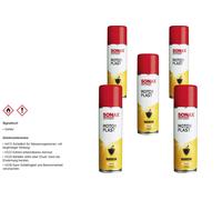 5x SONAX 03302000 MotorPlast Schutzlack MotorSchutzlack Lackpflege 300 ml