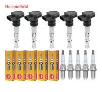 5x STELLOX Zündspule+NGK Zündkerze für Renault Safrane II B54_ 2.5 20V