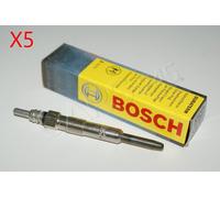 5x Stück BOSCH Duraterm Glühkerzen SATZ AUDI VOLVO VW 5 Zylinder I5 SOHC Diesel