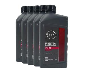 5x1 Liter Nissan Original 5W-30 DPF C4 Motorenöl