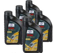 5x1L FUCHS TITAN GT1 PRO C3 5W30 ÖL passend für BMW LL04 VW 504.00 MB 229.51