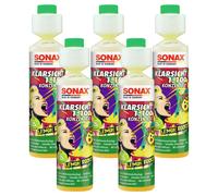5x250ml SONAX Scheibenreiniger Lemon Rocks Konzentrat 1:100 Wischwasser 01605000 03701410