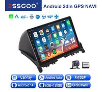 6+128GB Android 14 Apple CarPlay Autoradio Navi Mercedes BENZ C-Klasse W204 S204