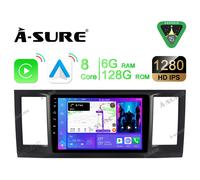 6+128GB Android 15 Autoradio Carplay Navi WIFI BT Für VW T6 Transporter Multivan