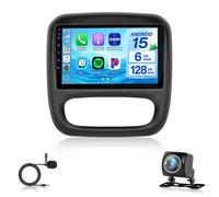 6+128GB Android 15 Carplay Autoradio Für Renault Trafic 3 Opel Vivaro B GPS Navi