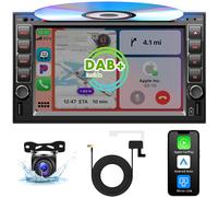 6.2'' DAB+ AutoRadio Stereo-CD-DVD-Player Wireless Carplay Android Auto+KAMERA