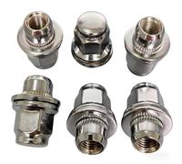 6 Einteilige Radmuttern 90942-01033 für TOYOTA für Yaris Cross XP210 2025