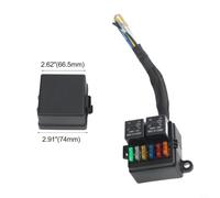 6-Fach KFZ Sicherungskasten 12V mit für relais Halter 6-Fach | 6-Fach System, 2x 80A für relais, für atc/ATO Halter, 12V Spannung, umfassende Elektro-Lösung