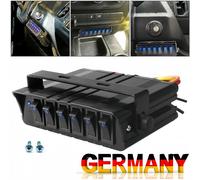 6 Gang Kippschalter Schalttafel Box 12V für Auto Boote Marine Autos Wohnmobile
