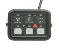 6 Gang Schalterpanel,12V-24V Schalterfeld mit Dimmbar Touch Schalter Panele RGB Sieben Farbe, Schalttafel für Autos, LKWs, Geländewagen, Boote