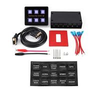 6-Gang-Schalttafel, 12-V / 24-V-Unifür Versal-Touchscreen-Bedienfeld Box LED-Schalttafel für Auto-Boot