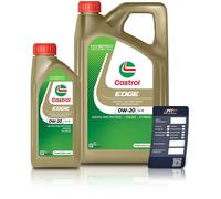 6 LITER CASTROL EDGE 0W-20 LL IV MOTOR-ÖL MOTORÖL