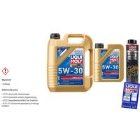 6 Liter Original Liqui Moly Motoröl Set Longlife III 5W-30 Öl-Schlamm-Spülung
