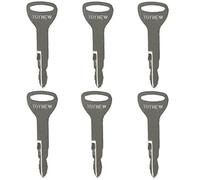 6 Stück Ersatz-Gabelstaplerschlüssel, Geräte-Zündschlüssel ersetzt A62597 für Toyota Gabelstapler ToyNew 57591-23330-71