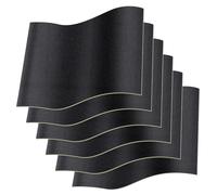 6 Stück Kunstleder Selbstklebend, Lederflicken Selbstklebend, Kratzfestes Kunstleder Reparaturset, Pvc Leder Selbstklebend, Leder Reparatur Set Schwarz für Sofa, Autositz, Möbel (20x30cm)