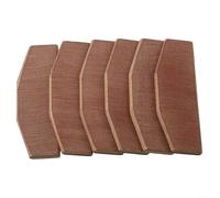 6 Stück pneumatische Schaufel 2,5 cm für CP 797-6 Schraubenschlüssel Modelle KF138224 Druckluftwerkzeug Reparaturteil Ersatzklingen-Set geeignet für industrielle Wartung Werkstattausrüstung