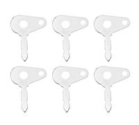 6 Stück Zündschlüssel, Universal-Ersatzschlüssel, Ersatz-Zündschalter, für Traktoren, landwirtschaftliche Geräte, schwere Maschinen, Lader