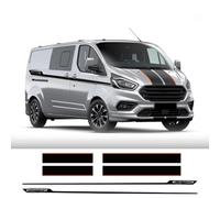 6 Teile/Los Auto Motorhaube Seite Hecktür Aufkleber, für Ford Transit Tourneo Custom Camper Van Sport Vinyl Aufkleber Tuning Auto Zubehör
